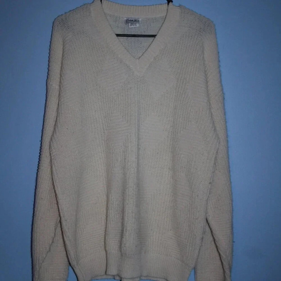 Cuddle Knit Made in the USA V-Neck Sweater Women's Small Modest Vintage - Picture 3 of 14